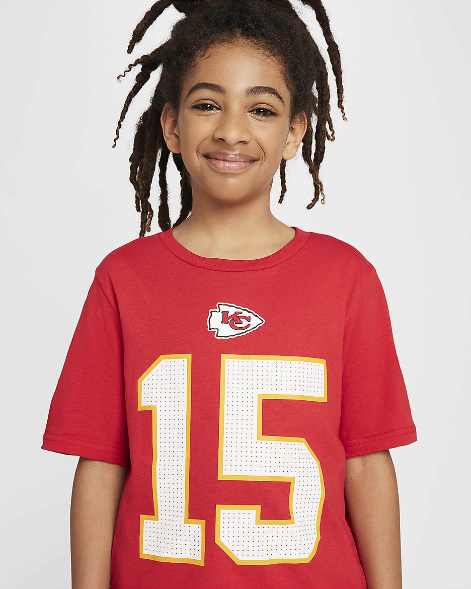 Patrick Mahomes Kansas City Chiefs Older Kids T Shirt. Nike UK